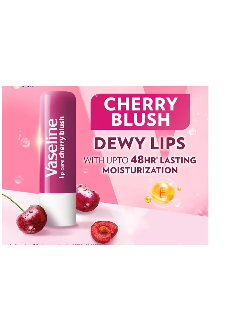 فازلين للعناية بالشفاه، مرطب شفاه ملون بنكهة الكرز، 4.8 غرام (عبوة من قطعتين) - Image 2